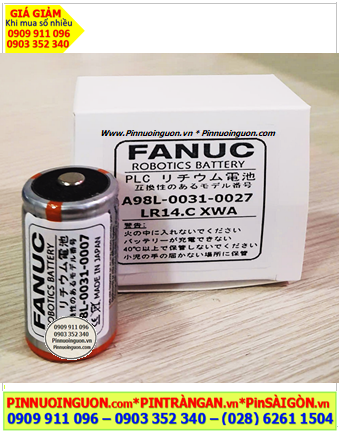 Fanuc A98L-0031-0027; Pin nuôi nguồn FANUC A98L-0031-0027 Alkaline 1.5v chính hãng, Xuất xứ BỈ